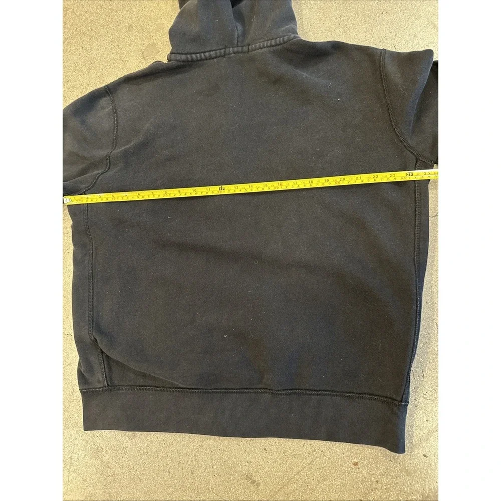 Polo Ralph Lauren Hoodie Men Black Size XL FULL-ZIP Red Pony Logo Fleece Cotton